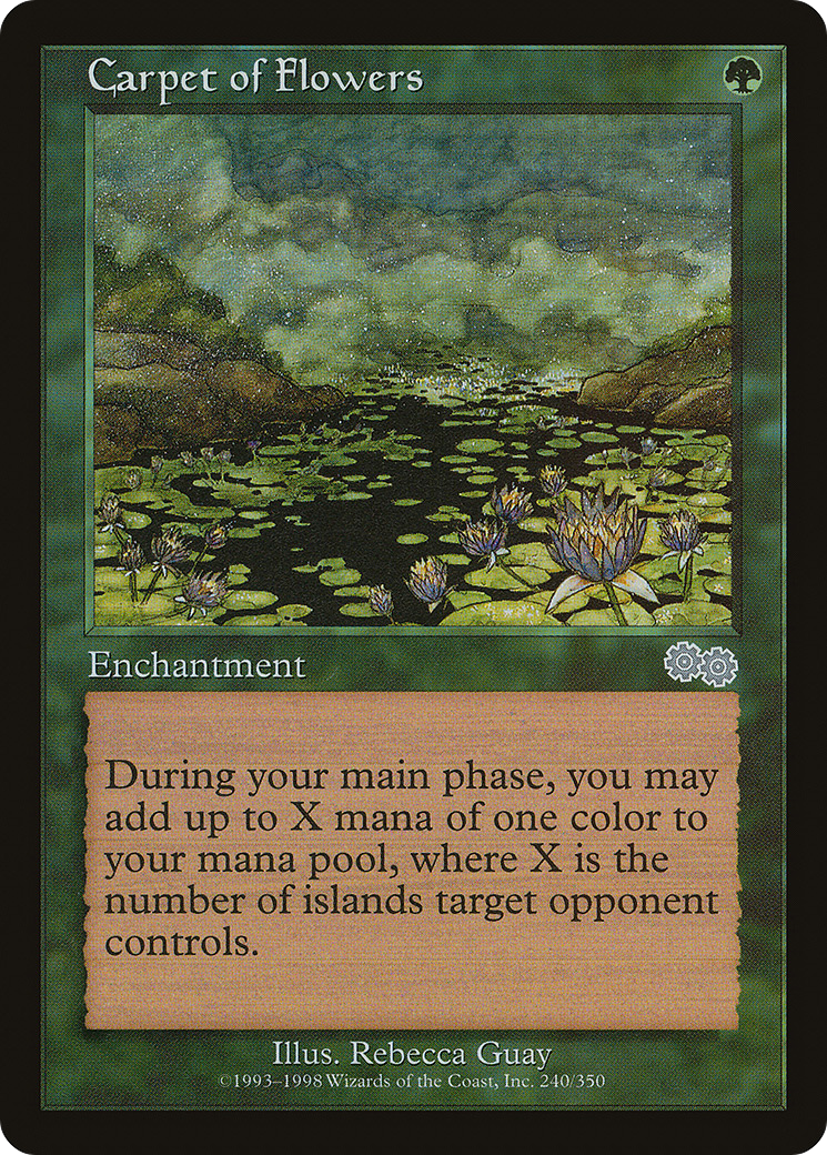 Carpet of Flowers (USG-240) - Urza's Saga