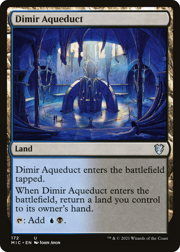 Dimir Aqueduct (MIC-172) - Midnight Hunt Commander