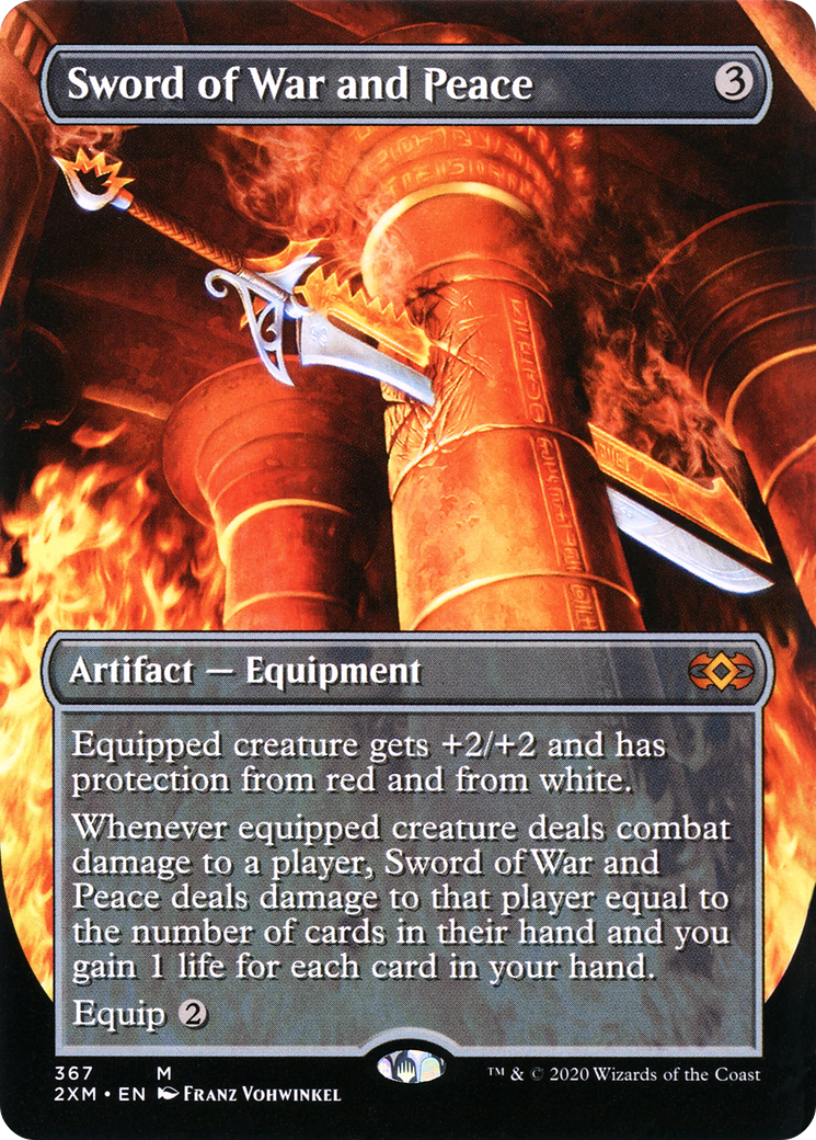 Sword of War and Peace  (Borderless)(2XM-367) - Double Masters