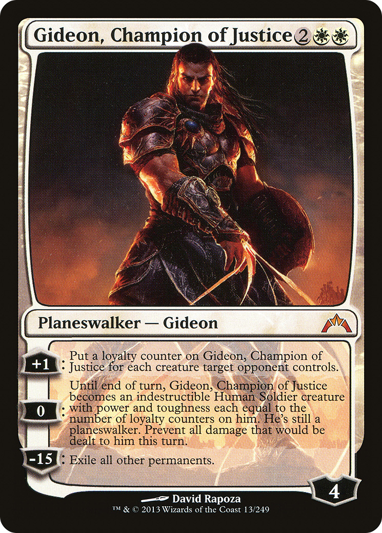 Gideon, Champion of Justice (GTC-013) - Gatecrash Foil