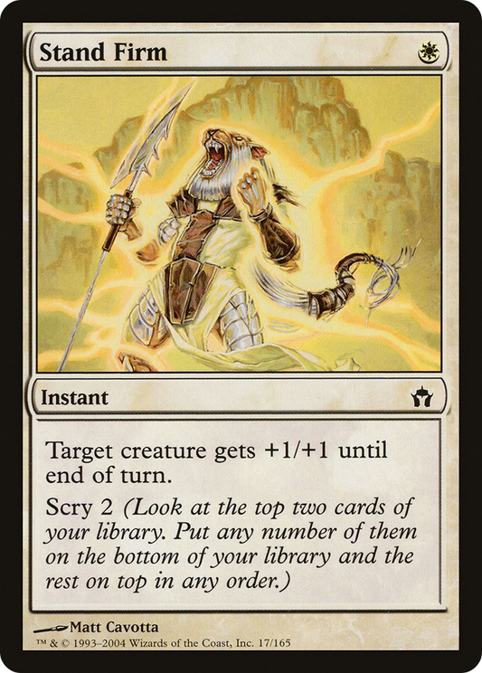 Stand Firm (5DN-017) - Fifth Dawn Foil