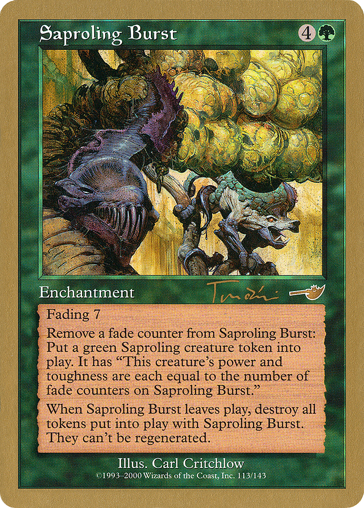 Saproling Burst (WC01-JT113) - World Championship Decks 2001