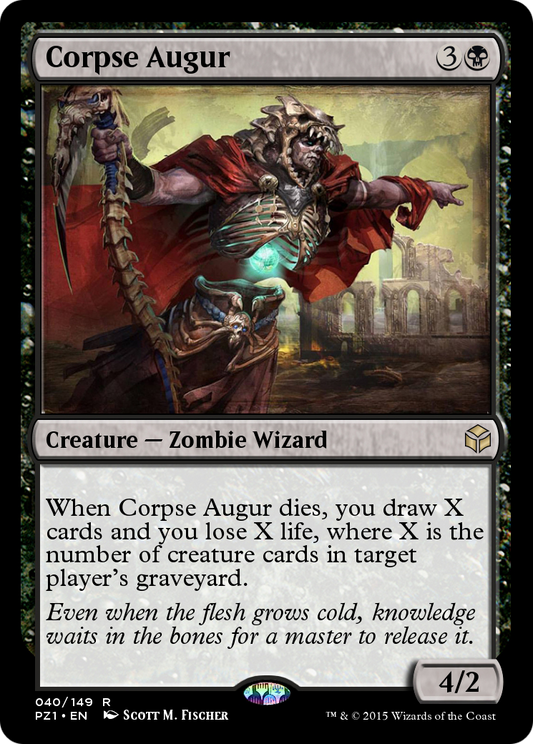 Corpse Augur (PZ1-040) - Legendary Cube Prize Pack