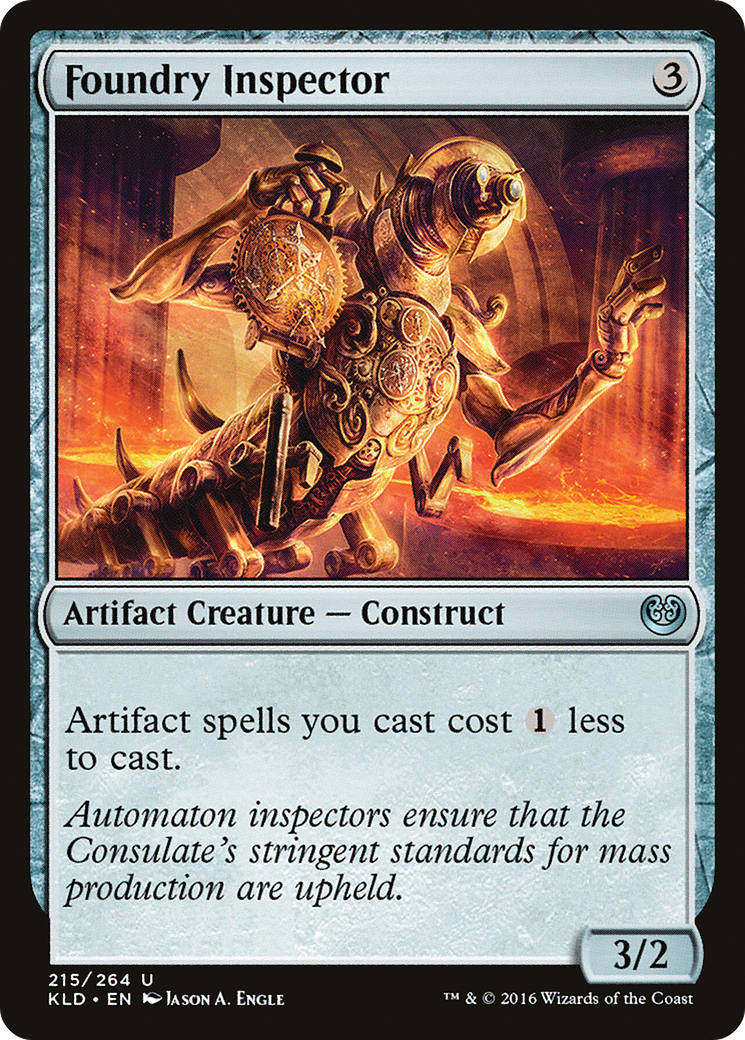 Foundry Inspector (KLD-215) - Kaladesh Foil