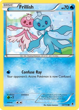 Frillish 020/119 - XY  Phantom Forces Normal - Common