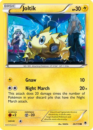 Joltik 026/119 - XY  Phantom Forces Normal - Common