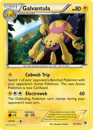 Galvantula 027 - XY  Phantom Forces Normal - Rare
