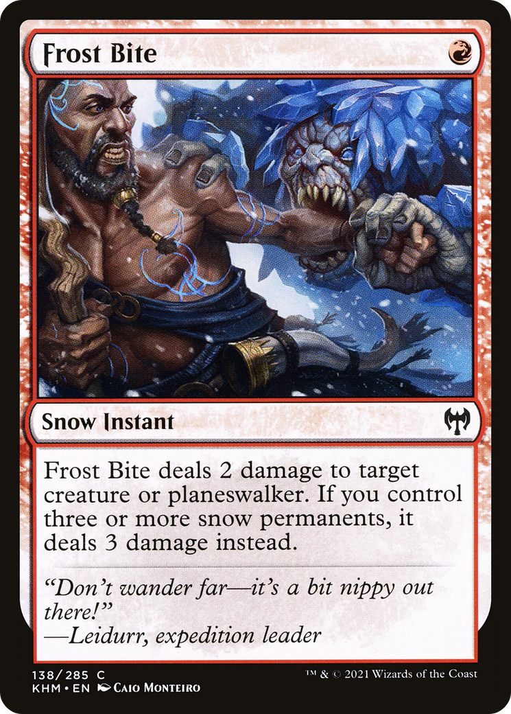 Frost Bite  (KHM-138) - Kaldheim: (snow) Foil