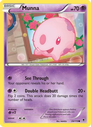 Munna 039 - XY  Phantom Forces Normal - Common