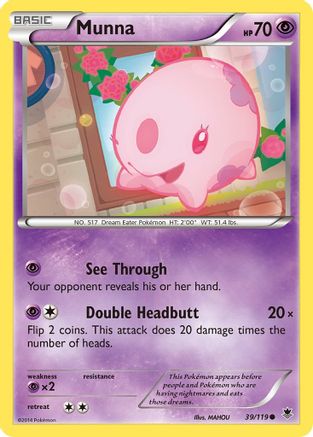 Munna 39/119 - Phantom Forces Reverse Holofoil