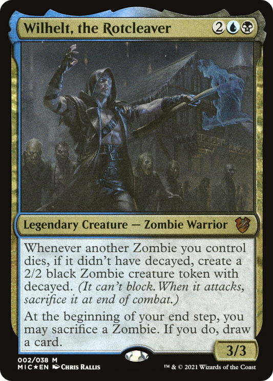 Wilhelt, the Rotcleaver (OMIC-002) - Midnight Hunt Commander Display Commanders Etched Foil