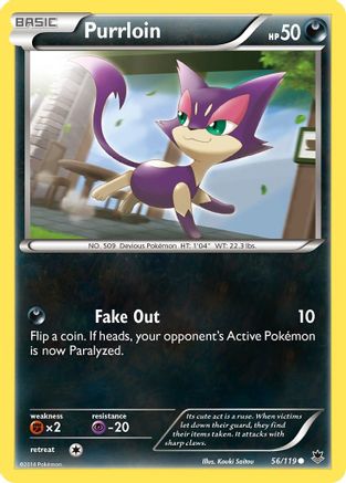 Purrloin 56/119 - Phantom Forces Reverse Holofoil