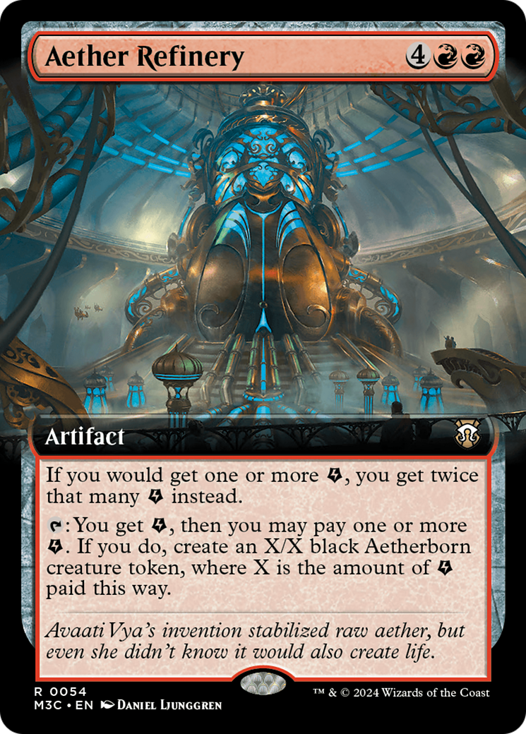 Aether Refinery (M3C-054) - Modern Horizons 3 Commander: (Extended Art)