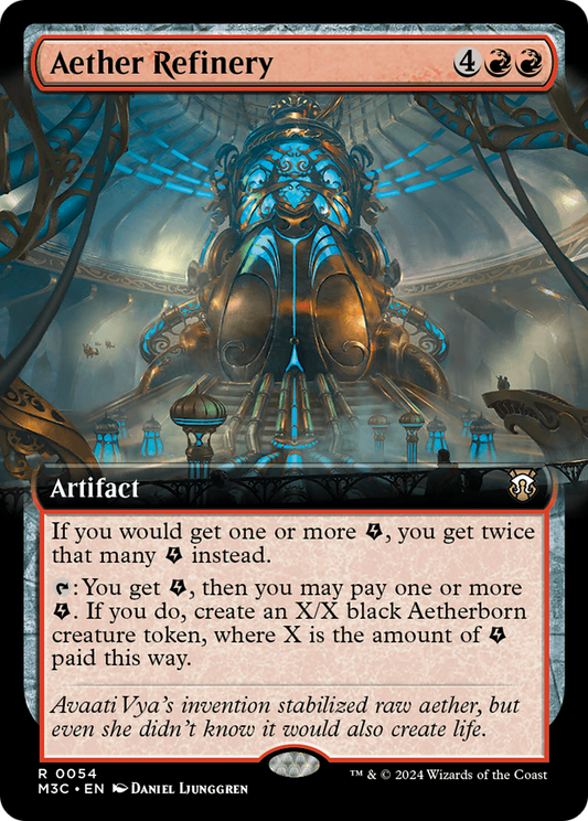 Aether Refinery (M3C-054) - Modern Horizons 3 Commander: (Extended Art)