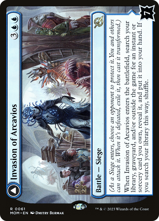 Invasion of Arcavios // Invocation of the Founders (PMOM-61S) - March of the Machine Promos Foil