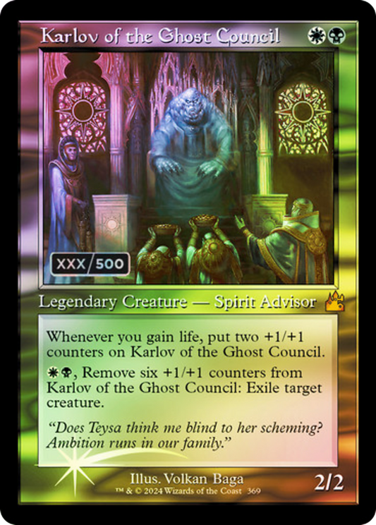 Karlov of the Ghost Council (RVR-369Z) - Ravnica Remastered Foil