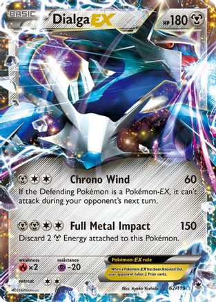 Dialga EX 062/119 - XY  Phantom Forces Holofoil - Ultra Rare