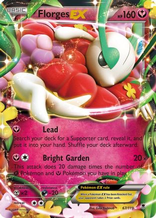 Florges EX 067/119 - XY  Phantom Forces Holofoil - Ultra Rare