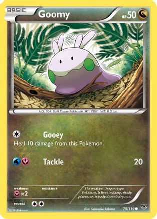 Goomy 075/119 - XY  Phantom Forces Reverse Holofoil - Common