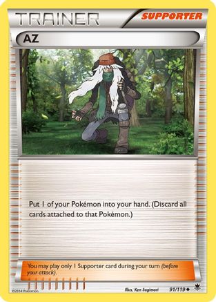 AZ 091/119 - XY  Phantom Forces Reverse Holofoil - Uncommon