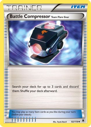 Battle Compressor 092/119 - XY  Phantom Forces Normal - Uncommon