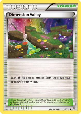 Dimension Valley (93/119) - XY  Phantom Forces  - Uncommon
