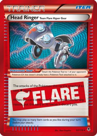 Head Ringer Team Flare Hyper Gear 97/119 - Phantom Forces Holofoil