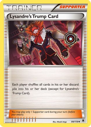 Lysandre's Trump Card 099/119 - XY  Phantom Forces Reverse Holofoil - Uncommon