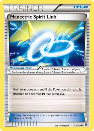 Manectric Spirit Link 100 - XY  Phantom Forces Normal - Uncommon