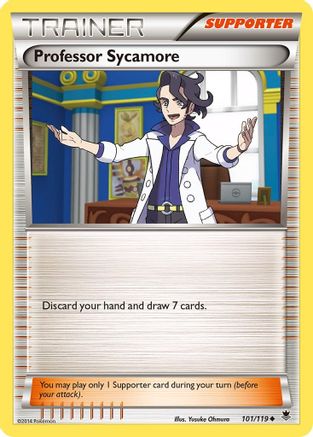 Professor Sycamore 101/119 - Phantom Forces Reverse Holofoil