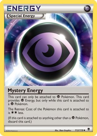 Mystery Energy 112/119 - XY  Phantom Forces Normal - Uncommon