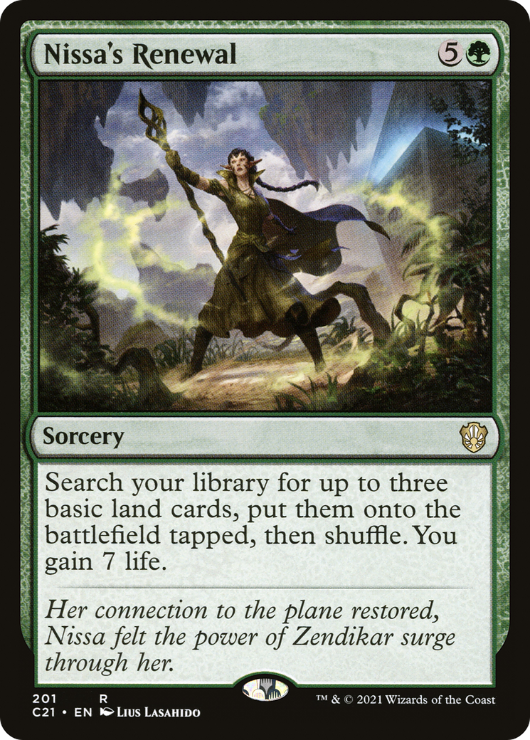 Nissa's Renewal (C21-201) - Commander 2021