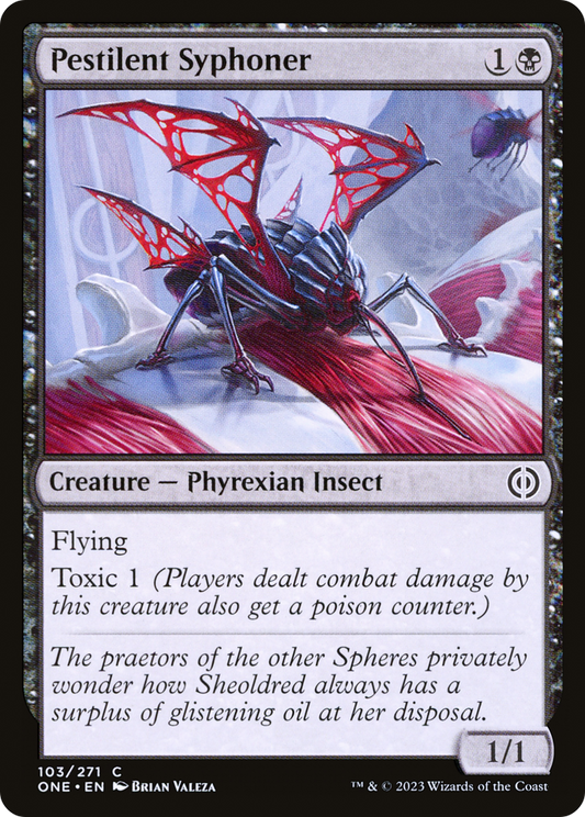 Pestilent Syphoner (ONE-103) - Phyrexia: All Will Be One Foil