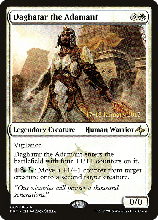 Daghatar the Adamant (PFRF-09S) - Fate Reforged Promos Foil