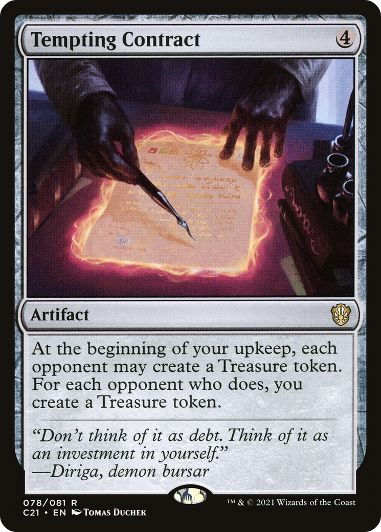 Tempting Contract (C21-078) - Commander 2021