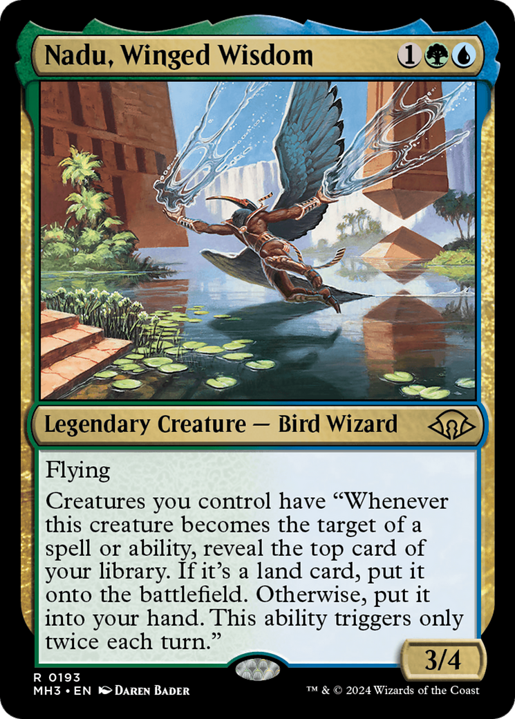 Nadu, Winged Wisdom (MH3-193) - Modern Horizons 3