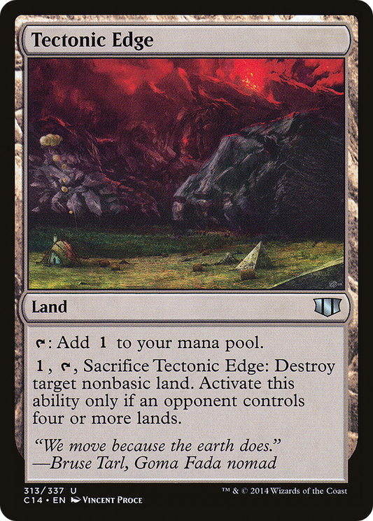 Tectonic Edge (C14-313) - Commander 2014