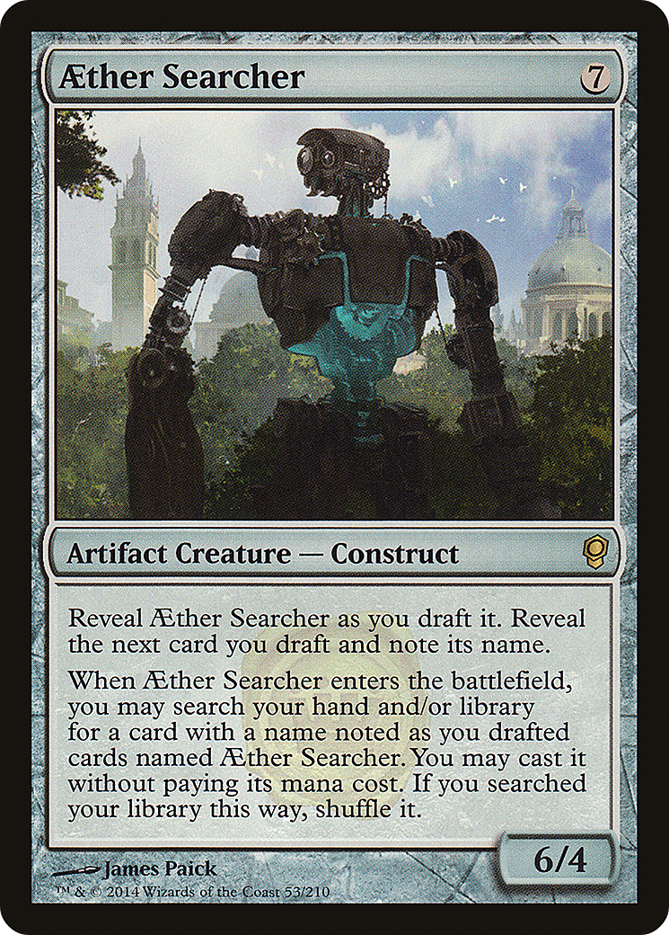 Aether Searcher (CNS-053) - Conspiracy Foil