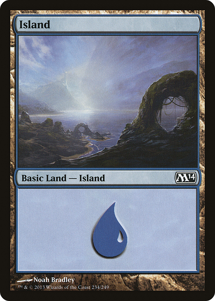 Island (M14-234) - Magic 2014 Foil