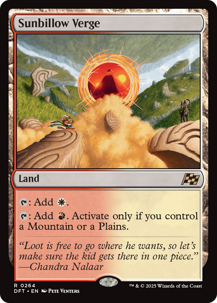 Sunbillow Verge  (DFT-264) - Aetherdrift Foil