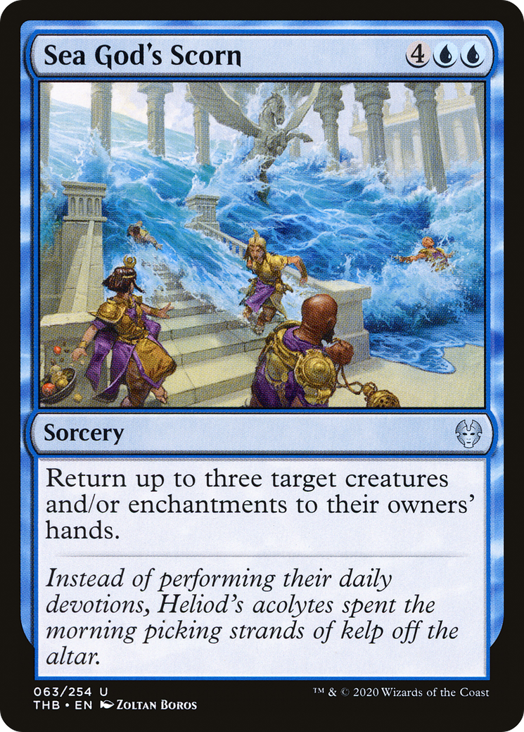 Sea God's Scorn (THB-063) - Theros Beyond Death Foil