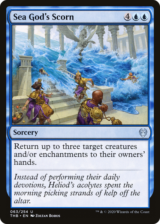 Sea God's Scorn (THB-063) - Theros Beyond Death Foil