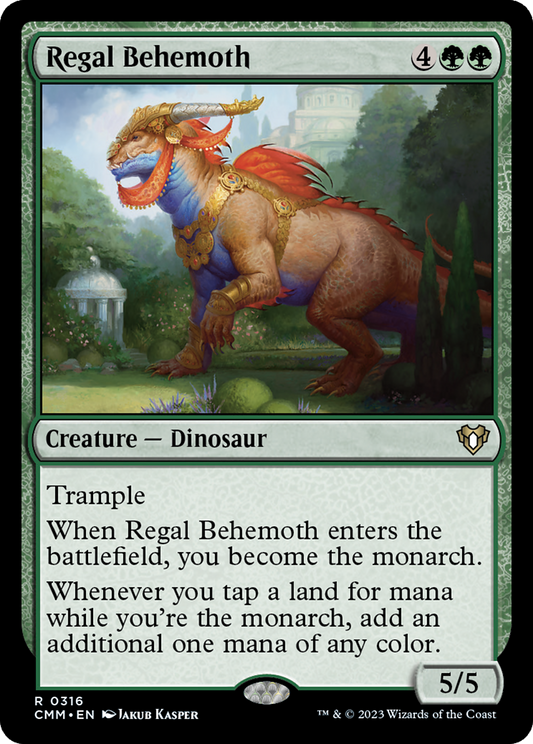 Regal Behemoth (CMM-316) - Commander Masters Foil