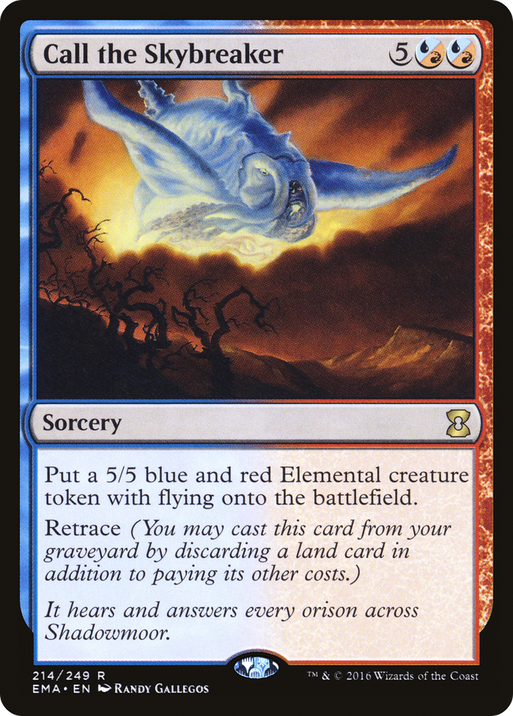 Call the Skybreaker  (EMA-214) - Eternal Masters Foil