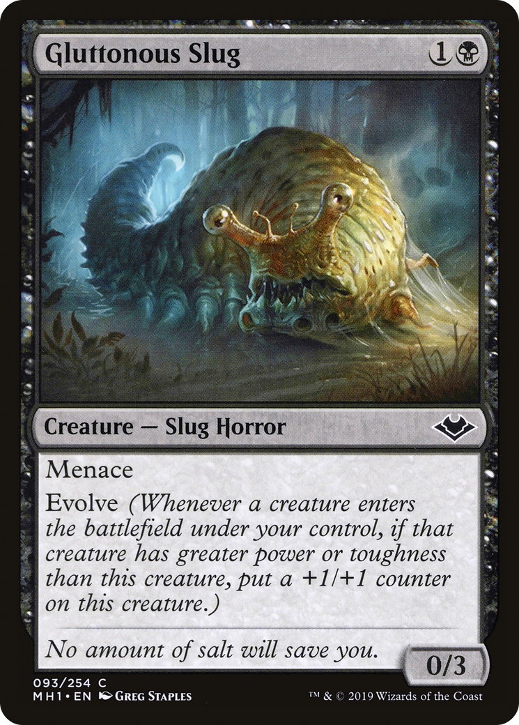 Gluttonous Slug (MH1-093) - Modern Horizons Foil