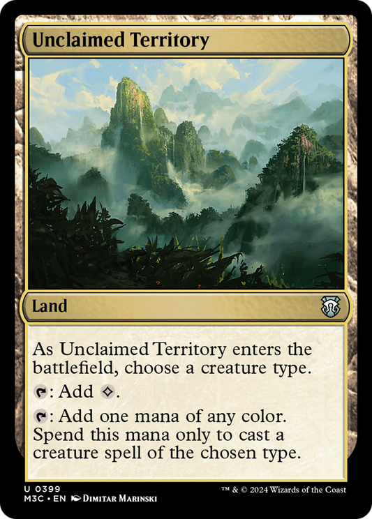 Unclaimed Territory (M3C-399) - Modern Horizons 3 Commander Foil