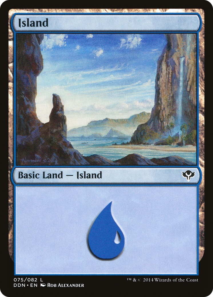 Island (DDN-075) - Duel Decks: Speed vs. Cunning