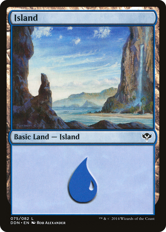 Island (DDN-075) - Duel Decks: Speed vs. Cunning