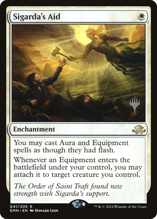 Sigarda's Aid (PEMN-41P) - Eldritch Moon Promos