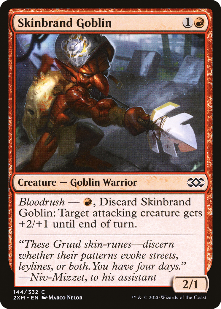 Skinbrand Goblin (2XM-144) - Double Masters Foil